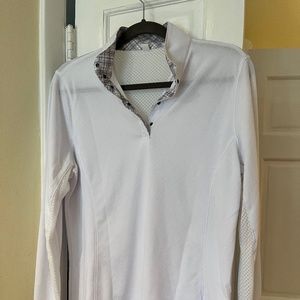 Kerrits Show Shirt, White, Large